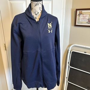 NWT Men's Under Armour Navy Game Day Triad Full Zip Jacket